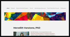 Desktop Screenshot of meredithvanstone.com