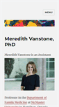 Mobile Screenshot of meredithvanstone.com